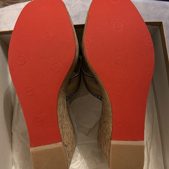 Christian Louboutin Maichor Cork Platform Wedges Sz. 40(10) - Picture 3 of 6